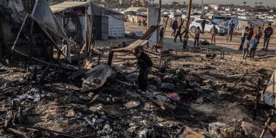 Soykırımcı İsrail Gazzelilerin çadırlarına saldırdı: 10 şehid  