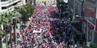 İzmir’de binlerce kişi Filistin için yürüdü: “Gazze, insanlığın ortak vicdanıdır!”