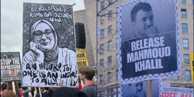 ABD'de bazı Kongre üyeleri, gözaltındaki Öztürk ve Filistinli aktivist Halil'i ziyaret etti  