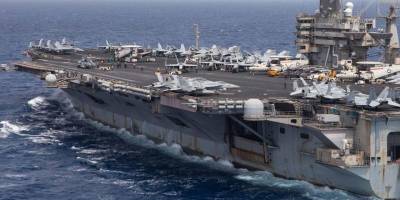 Kızıldeniz'de bir ABD savaş jeti uçak gemisinden denize düştü