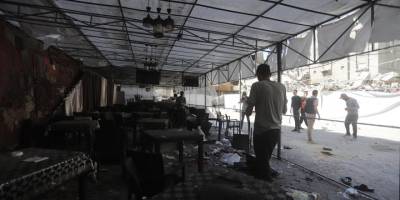 Katil İsrail'in Gazze'de sivillerin toplandığı bir caddeye düzenlediği saldırıda 22 kişi öldü