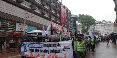 Bursa’da Gazze’ye destek yürüyüşü yapıldı