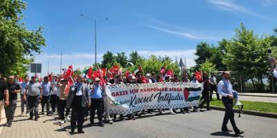 Kahramanmaraş Sütçü İmam Üniversitesinde İsrail’in Gazze’ye saldırıları protesto edildi