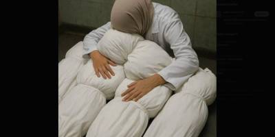 Gazzeli doktor görev esnasında 9 çocuğunun yanmış bedeniyle karşılaştı