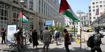 Viyana'da Theodor Herzl meydanının adı Gazze olarak değiştirildi