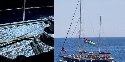 Siyonistler Madleen gemisine beyaz renkli bir sıvı döktü