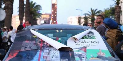 Gazze için yola çıkan "Mağrib Direniş Konvoyu" Libya'ya ulaştı