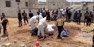 Suriye'de yeni bir toplu mezar bulundu