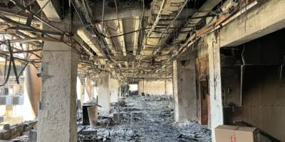 Tel Aviv'de enkaz düşmesi endişesiyle binalar kordon altına alındı