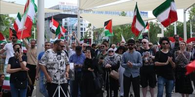 Avusturya'da İsrail'in Filistin ve İran'a yönelik saldırıları protesto edildi