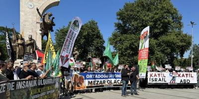 Saraçhane'de Siyonist soykırım telin edildi: İran'ı hedef alan Siyonist saldırganlığı lanetliyoruz! 