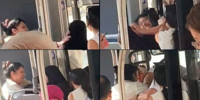 28 Şubat kafası Denizli'de hortladı:  Çarşaflı kadına çirkin saldırı