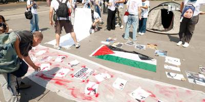 Gazze'de 7 Ekim 2023'ten bu yana öldürülen gazeteciler Roma'da anıldı