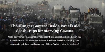 'Açlık Oyunları': İsrail'in açlıktan ölmek üzere olan Gazzeliler için kurduğu ölüm tuzakları