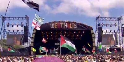 Dünyaca ünlü Glastonbury Festivali'nde "İsrail ordusuna ölüm" sloganları atıldı