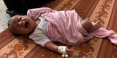 Gazze'de bebekler menenjitle boğuşuyor