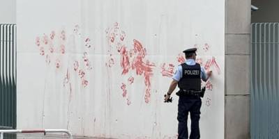 Almanya'da Filistin destekçilerinden anlamlı protesto!