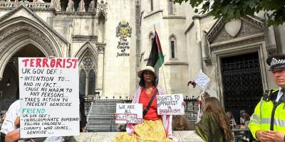 Londra'da "Palestine Action" grubuna destek eylemi düzenlendi