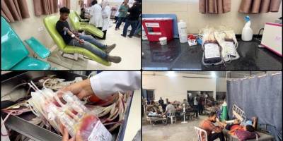 Soykırımın devam ettiği Gazze'de kan stokları artan talebi karşılamıyor