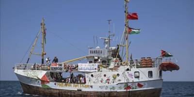 Özgürlük Filosu'nun Handala gemisi, teknik aksaklıklarını giderip Gazze için yeniden yola çıktı