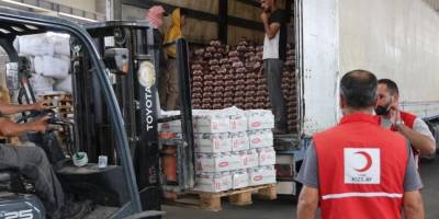 Türk Kızılay'ı Süveyda'ya insani yardım gönderdi