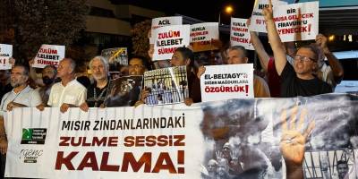 Ankara'da Sisi diktatörlüğünün zindanlarında olan İhvan mensupları için eylem yapıldı