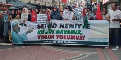 Bartın’da, “Gazze’ye Destek Siyonizme Lanet” eylemi gerçekleştirildi!