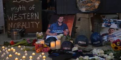 ABD'nin başkenti Washington DC'de, İsrail'in öldürdüğü gazeteciler için anma etkinliği düzenlendi