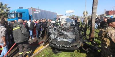 İsrail'in Lübnan'ın güneyinde bir araca düzenlediği İHA saldırısında 1 kişi öldü