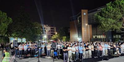 Bursa’da Gazze için eller duaya kalktı