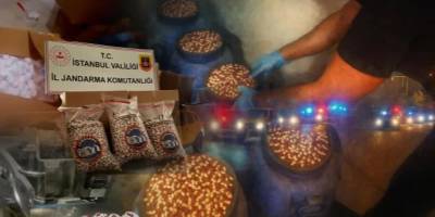 İstanbul'da 7 milyon 896 bin uyuşturucu hap ele geçirildi