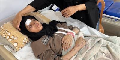 İsrail'in Gazze'ye saldırısından yaralı kurtulan Filistinli kadın: Kabusta gibiyiz, sesimizi duyan yok