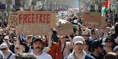 Avustralya'da on binlerce kişi, İsrail'in Gazze'de kıtlığa sebep olan ablukasını protesto etti