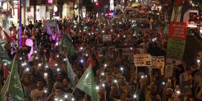Fatih'te Gazze için yürüyüş ve kunut: İşgal planlarınız bozguna uğrayacak!