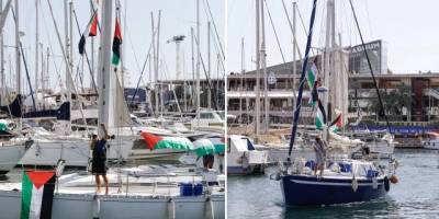 Küresel Sumud Filosu Barselona'dan Gazze'ye doğru yola çıktı