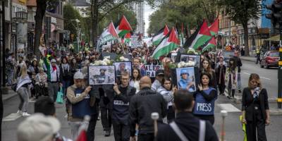 İsveç'te Gazze'deki soykırım protesto edildi