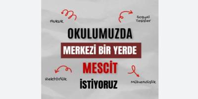 Yeditepe Üniversitesi’nde mescit sorununu acilen çözün!