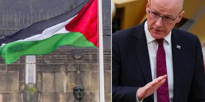 İskoçya, hükümet binalarına Filistin bayrağını göndere çekti