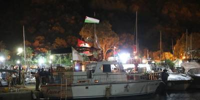 Küresel Sumud Filosu'na katılacak tekneler Binzert kentinde toplanıyor