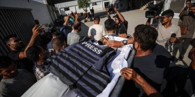 "Gazze'de tarihin en büyük gazeteci katliamı yaşanıyor"