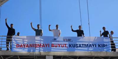 Ecir Kapısı, Küresel Sumud Filosu için cadde ve meydanlarda!