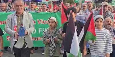 Zonguldak'tan Küresel Sumud Filosu'na destek yürüyüşü