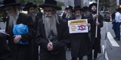 New York'ta Ortodoks Yahudiler, İsrail Başbakanı Netanyahu'nun BM toplantılarına katılacak olmasını protesto etti