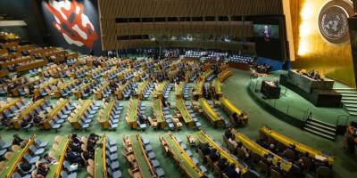 BM Genel Kurulu’nda protesto edilen katil Netanyahu boş salona konuştu