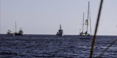 Sumud Filosu'nda su almaya başlayan teknenin yolcuları Türkiye tarafından tahliye edildi