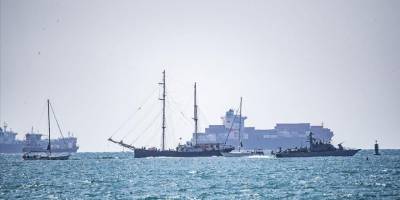 Sumud Filosu aktivistleri, provokatör Ben-Gvir'e "Özgür Filistin" sloganıyla karşılık verdi