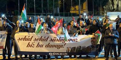 Amasya'da Sumud’a gerçekleştirilen saldırı protesto edildi