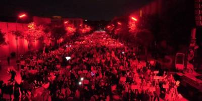 Direnişin yıl dönümünde Konya'da Gazze İçin Sessiz Yürüyüş Mitingi yapıldı