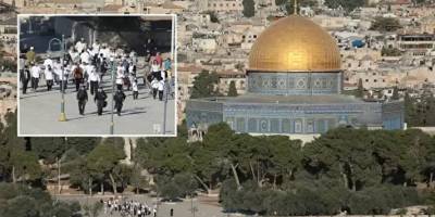 Fanatik Yahudiler Mescid-i Aksa'ya baskın düzenledi