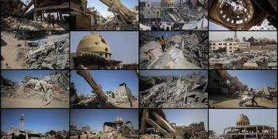 Gazze’nin asırlık camileri İsrail saldırılarında yok oldu